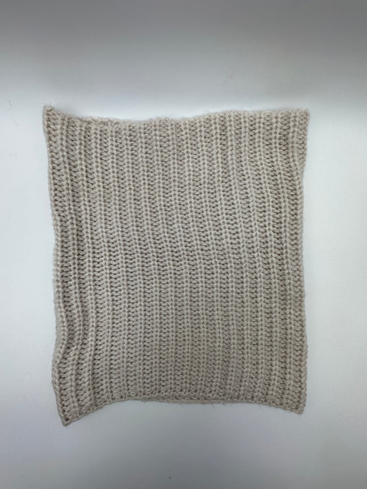 H&M One Size Beige Funnel Neck Scarf Tube Scarf