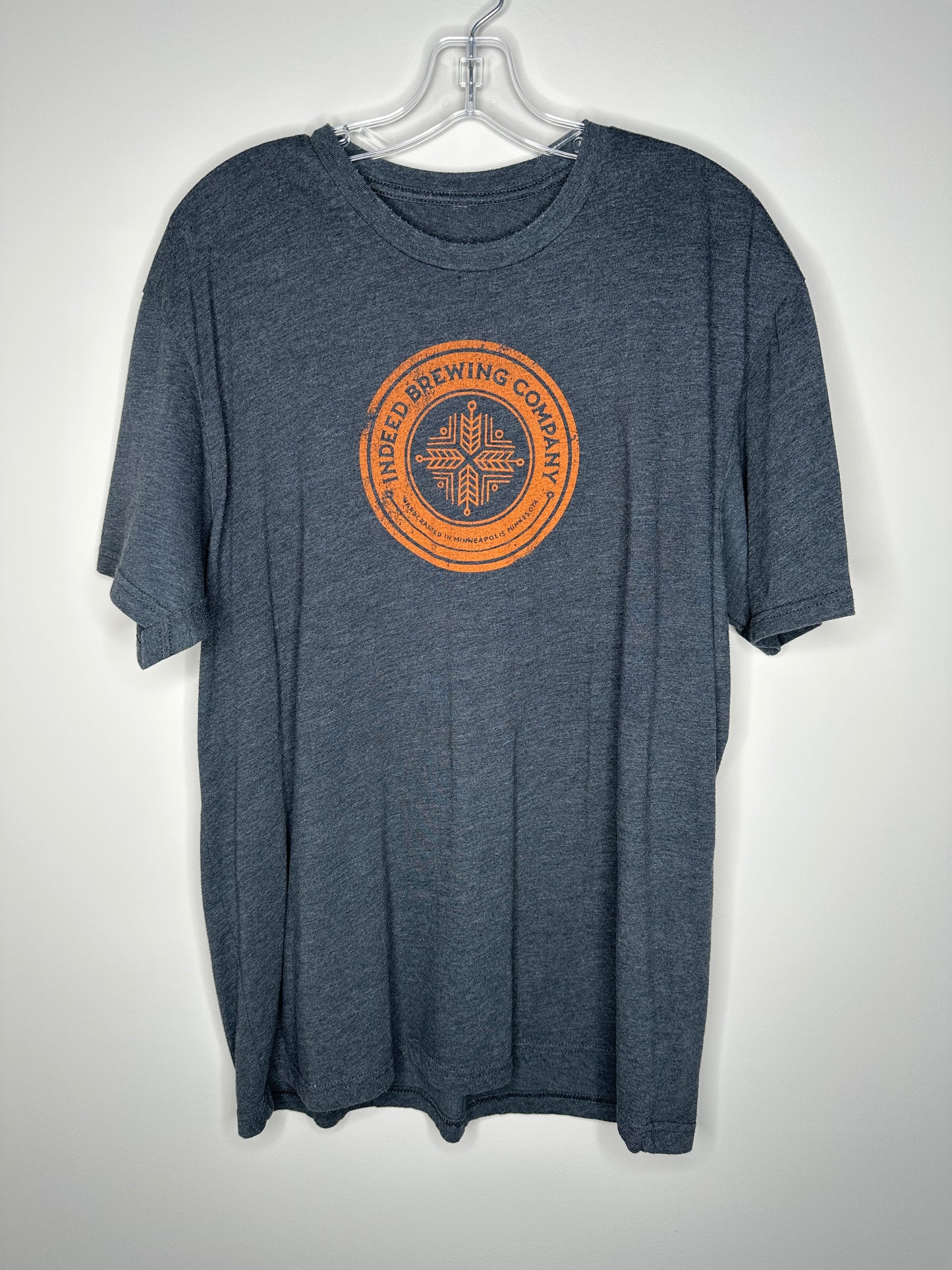 Men's Size XL (no tag) Gray Indeed Brewing Tee