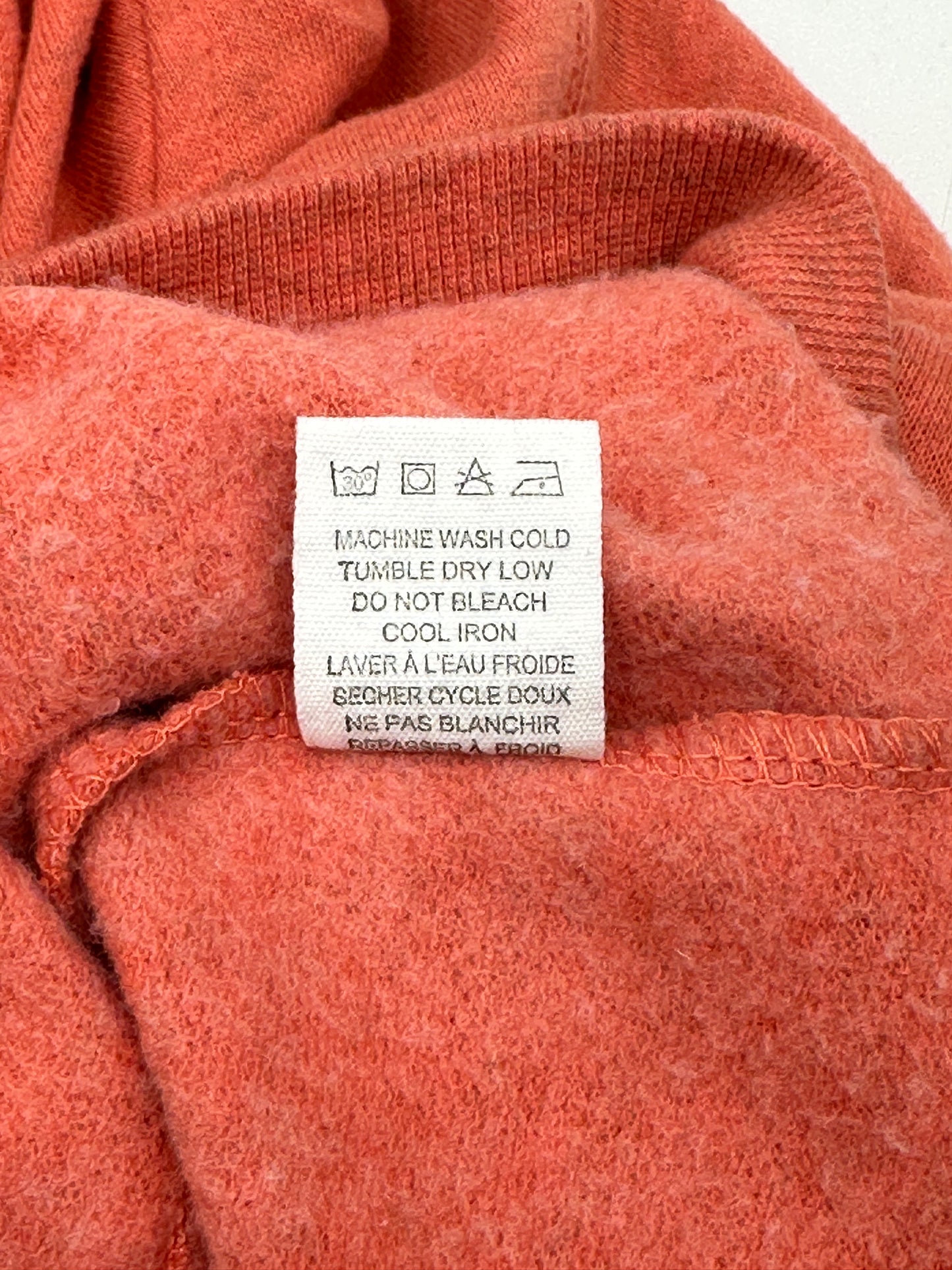 Element Size S Orange Pullover Fleece Hoodie