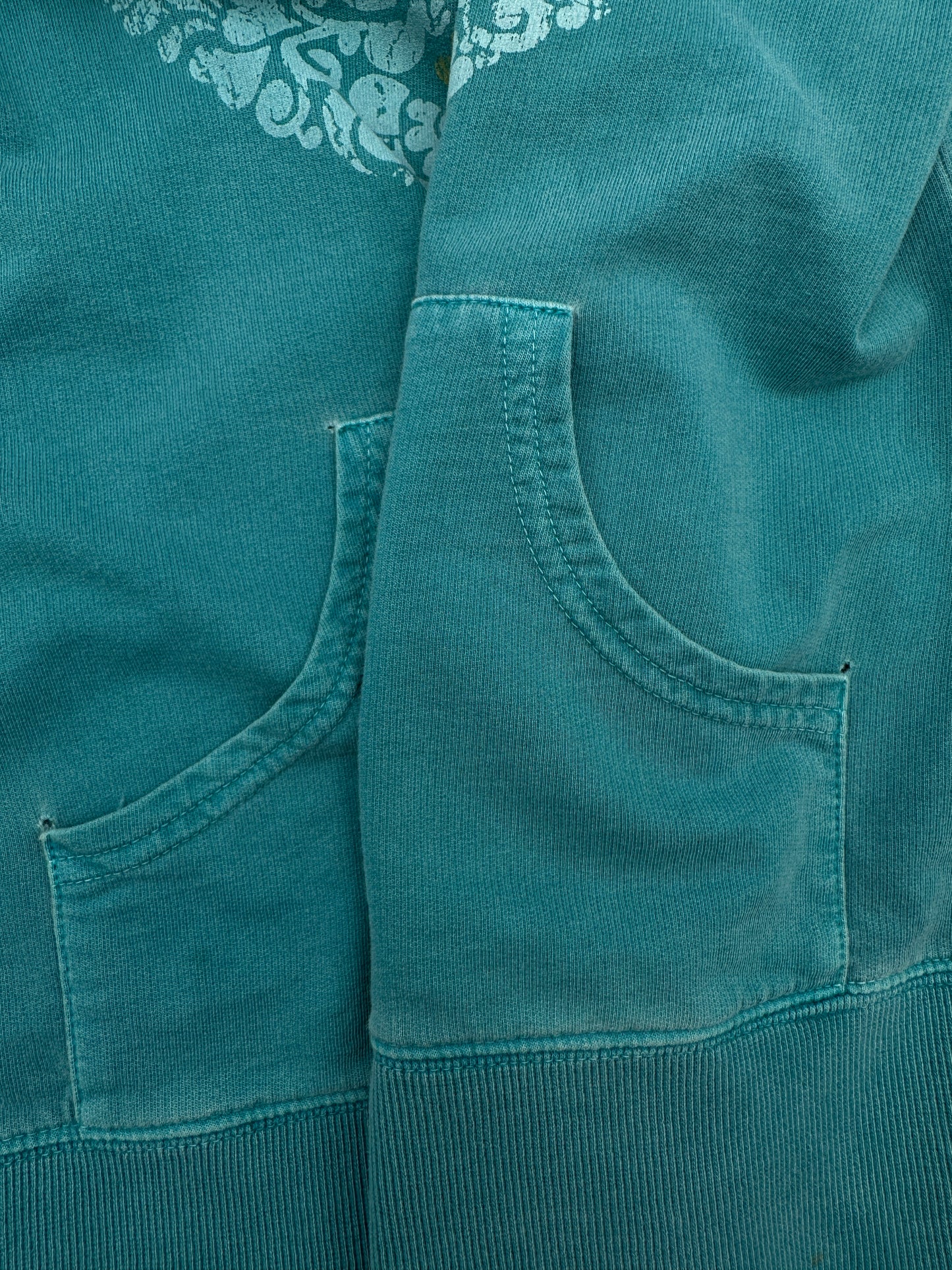 INC International Concepts Size S Teal Full-Zip Hoodie