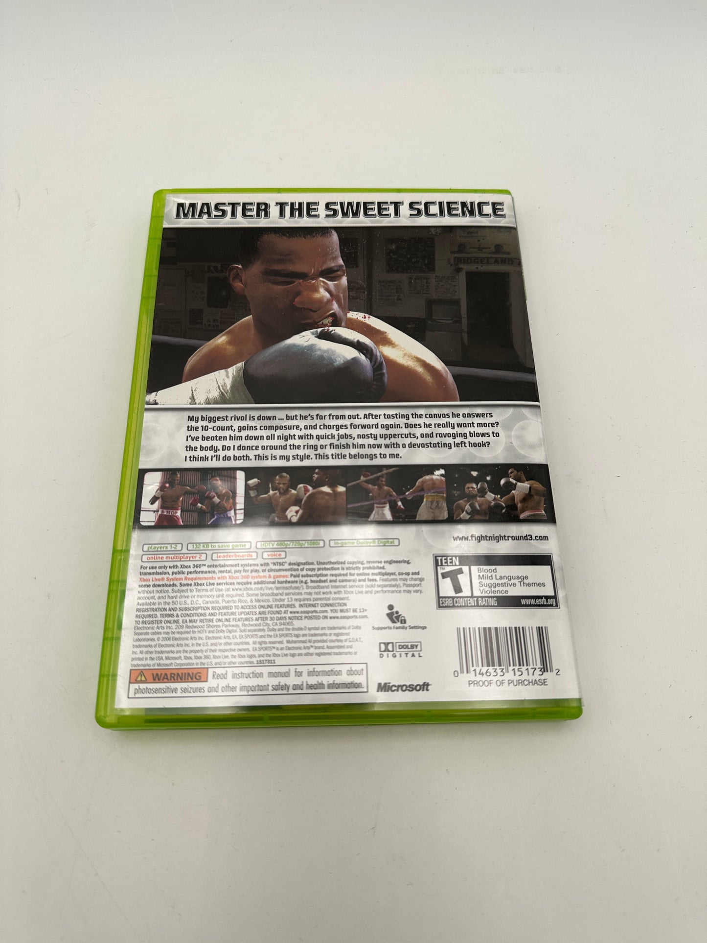 Microsoft Xbox 360 Fight Night Round 3