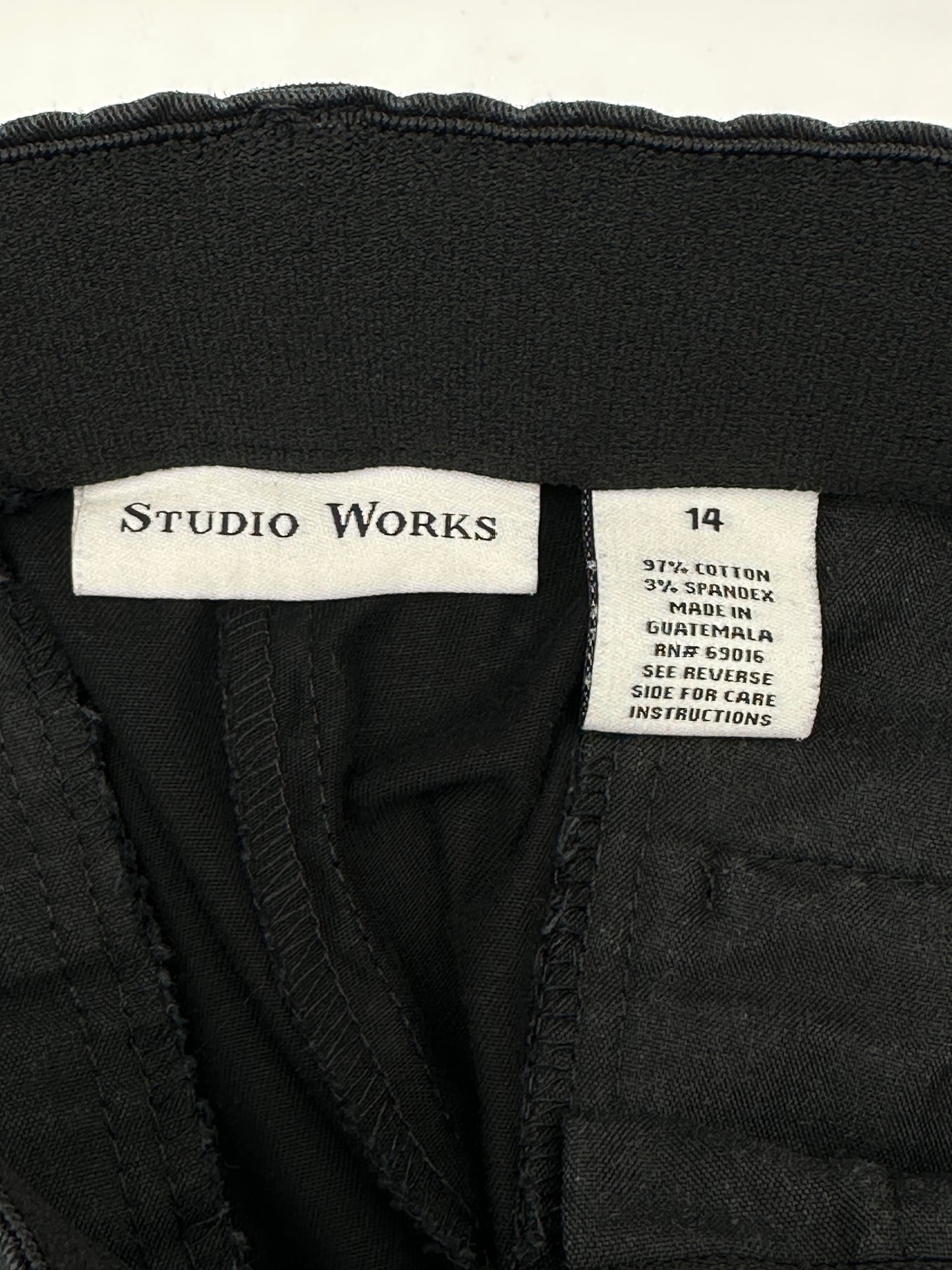 Studio Works Size 14 Black Pants