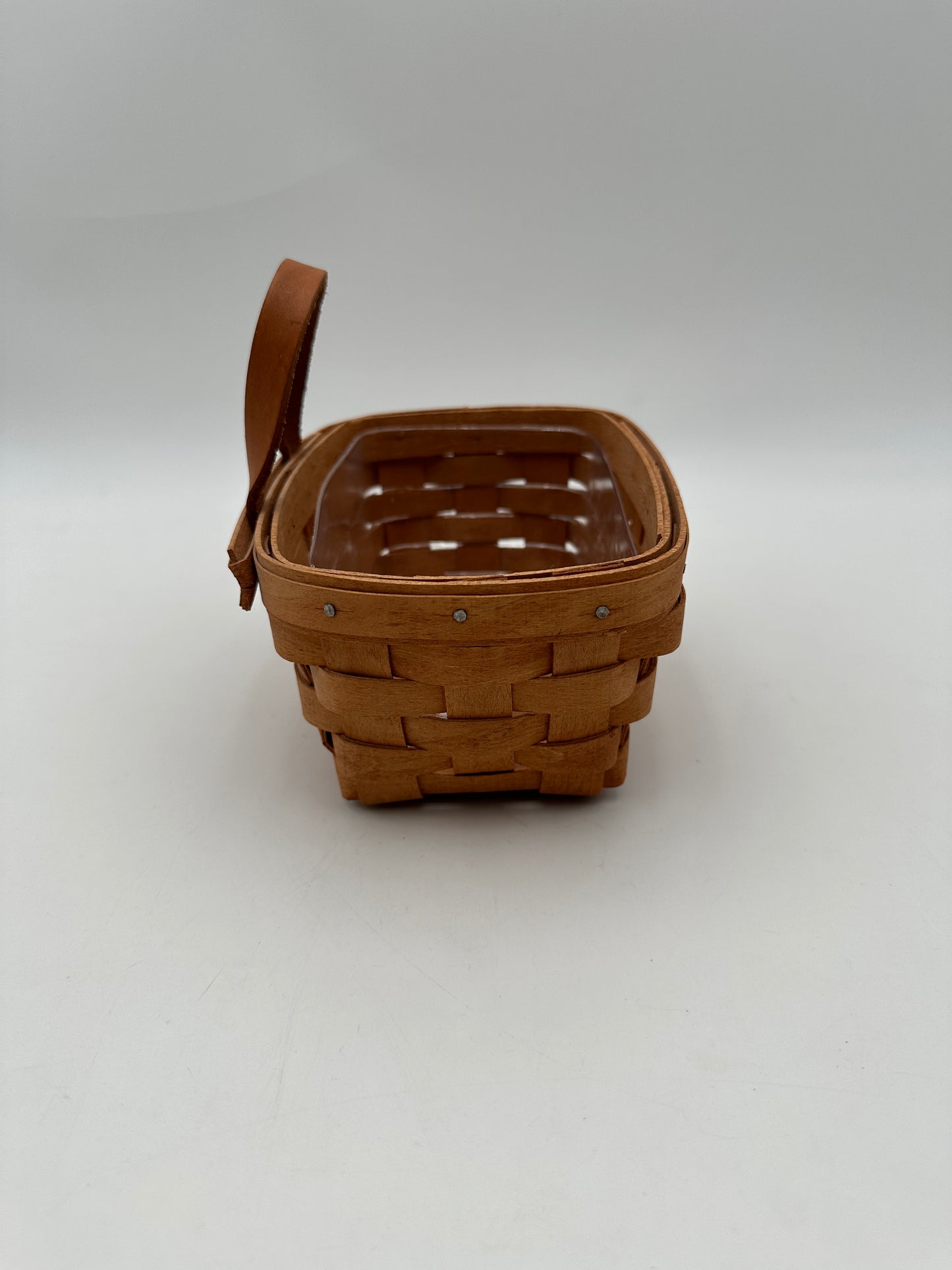 Longaberger Small Key Basket with Basket Protector, discontinued