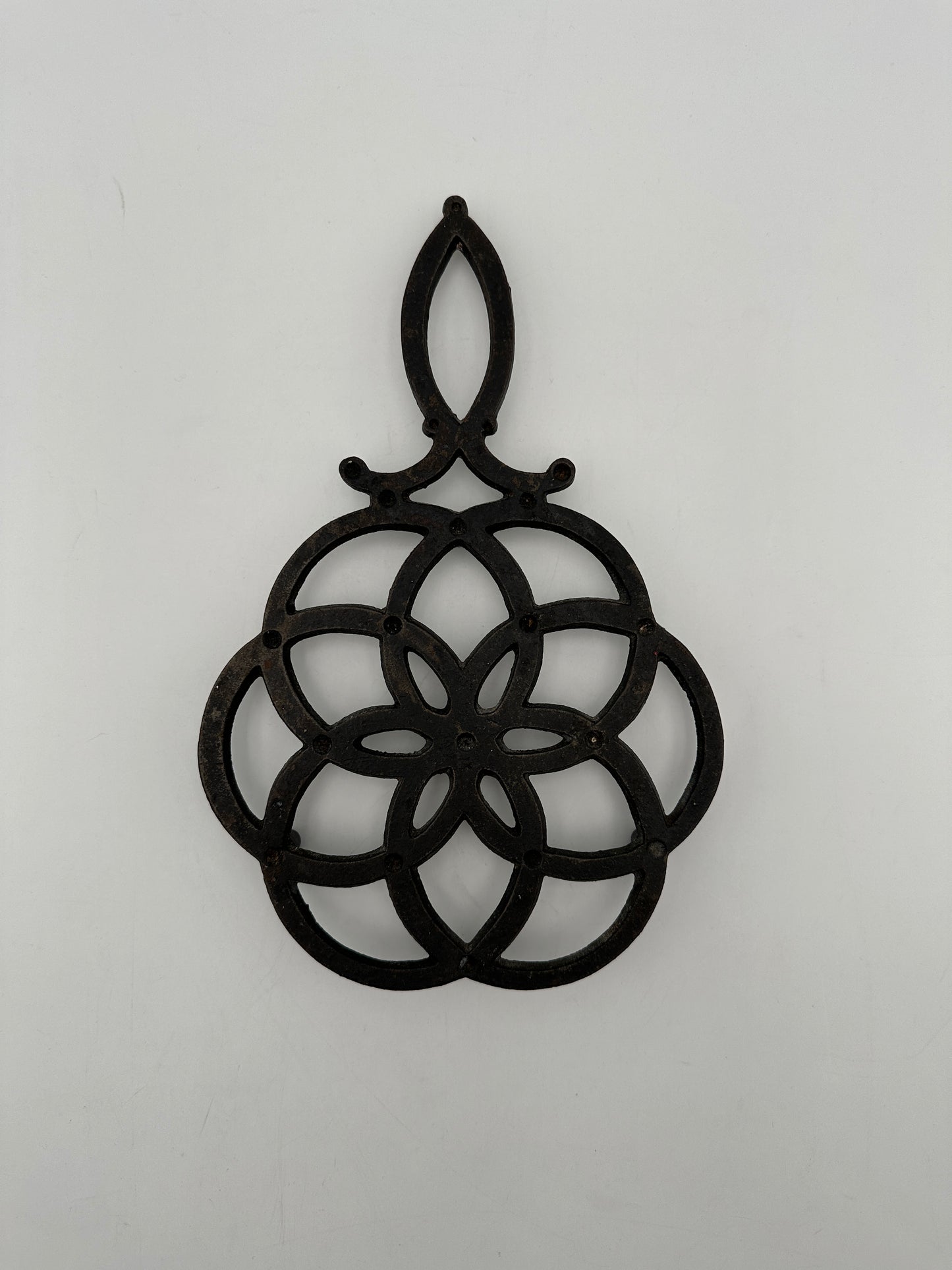 Wilton Black Cast Iron Vintage Trivet