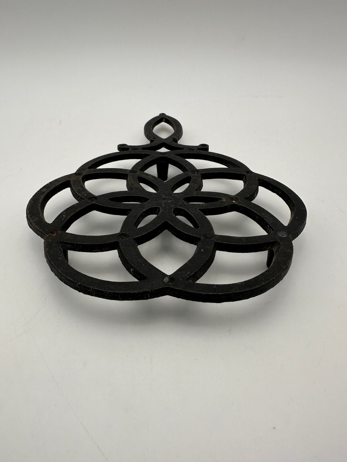 Wilton Black Cast Iron Vintage Trivet