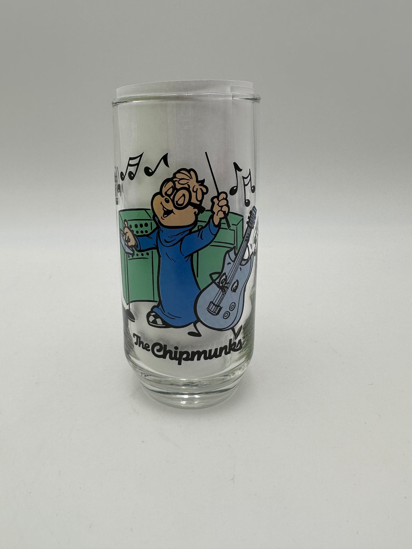Bagdasarian Simon of Alvin & The Chipmunks Hardees Promotional Glass, Vintage