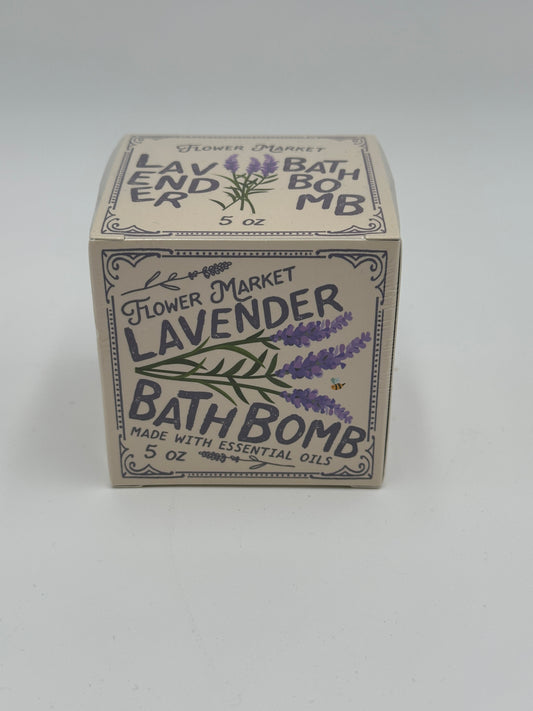 Flower Market Co. Lavender Bath Bomb, new in box