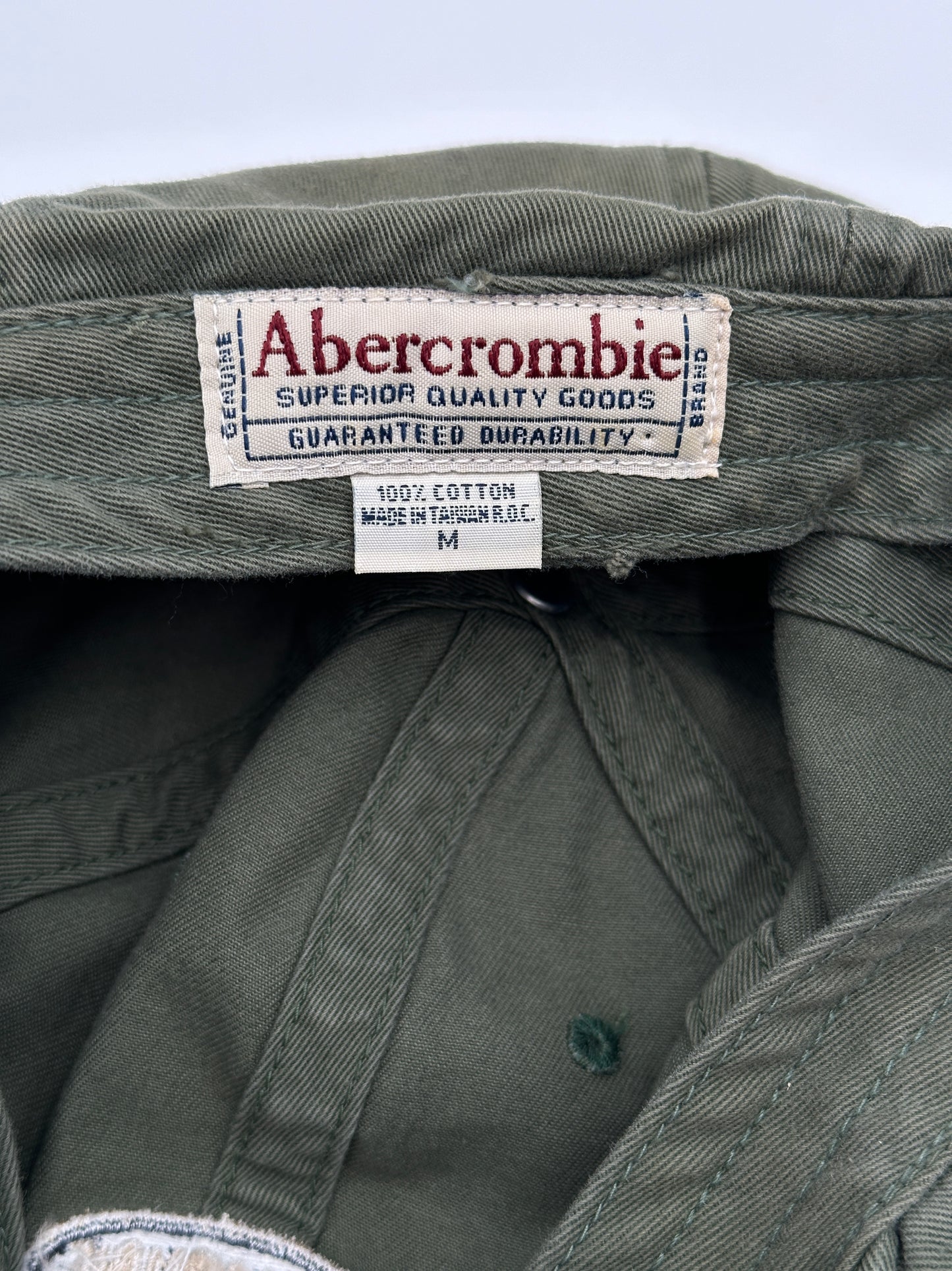 Abercrombie Ladies Size M Olive Green Army Green Baseball Cap