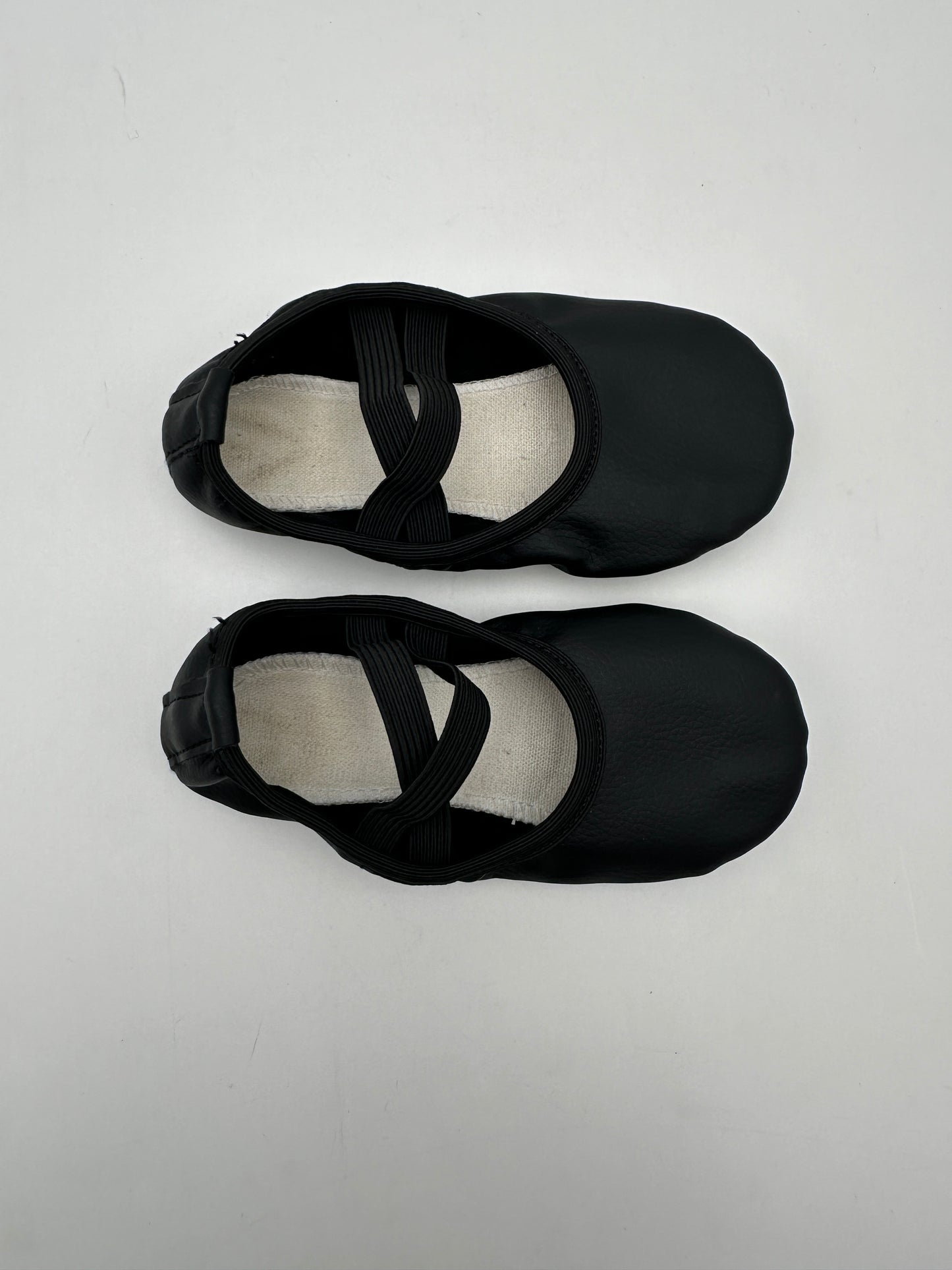 Stelle Size 10 Toddler Black Pull-On Ballet Shoes Dance Slippers