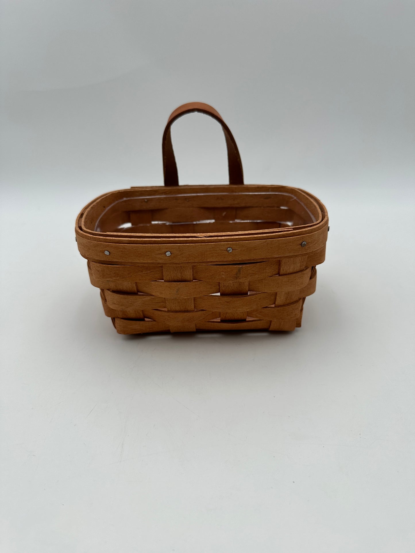 Longaberger Small Key Basket with Basket Protector, discontinued