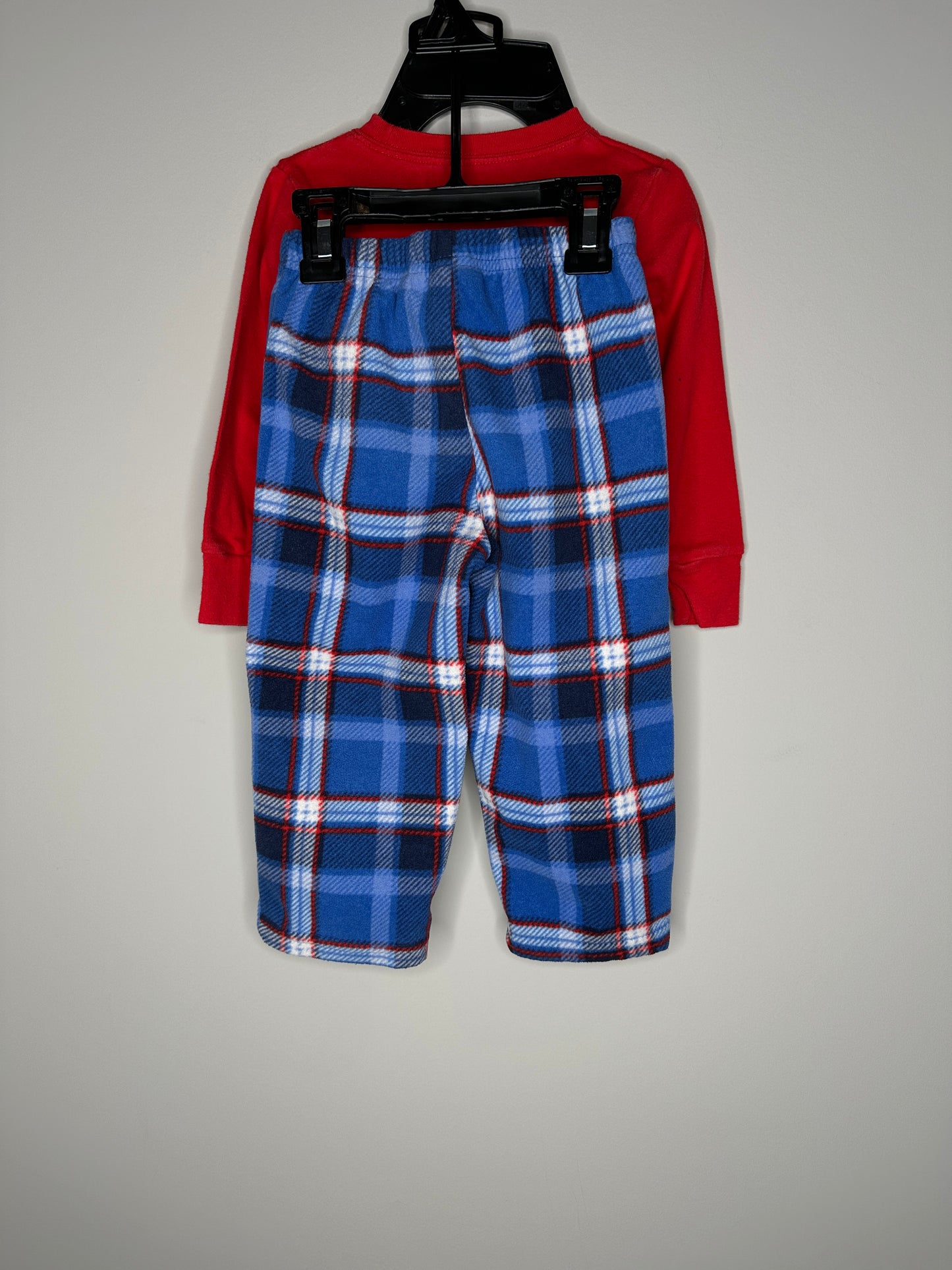 Carter's Toddler Size 2T Red & Blue Two-Piece Pajama Set Pajamas