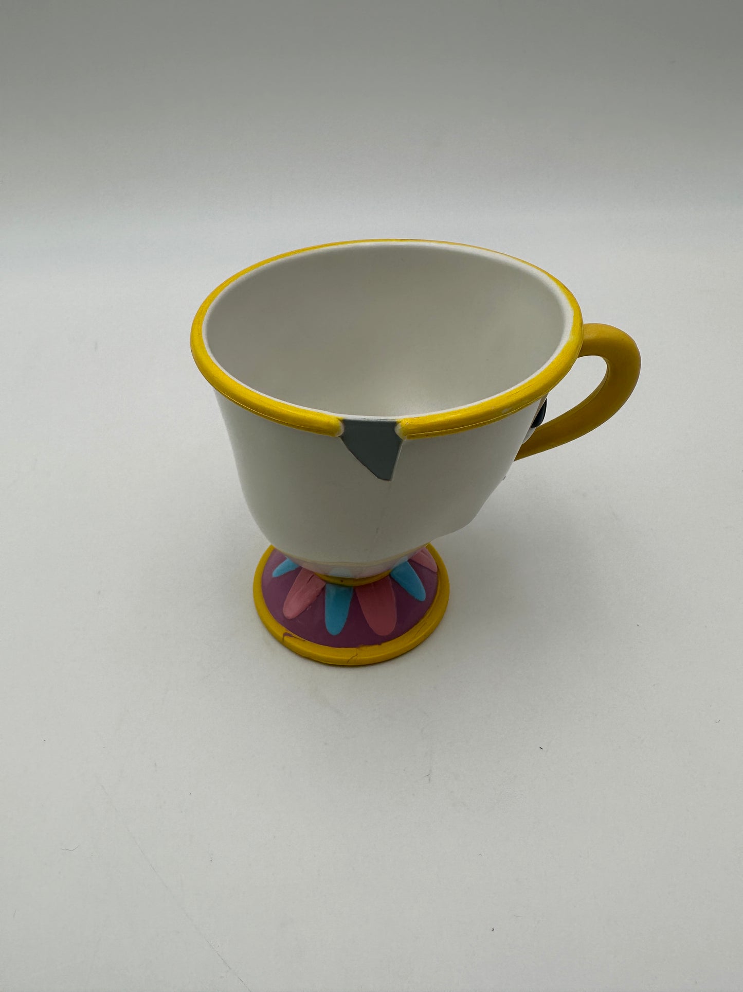 Disney Beauty and the Beast Chip Plastic Teacup, Vintage
