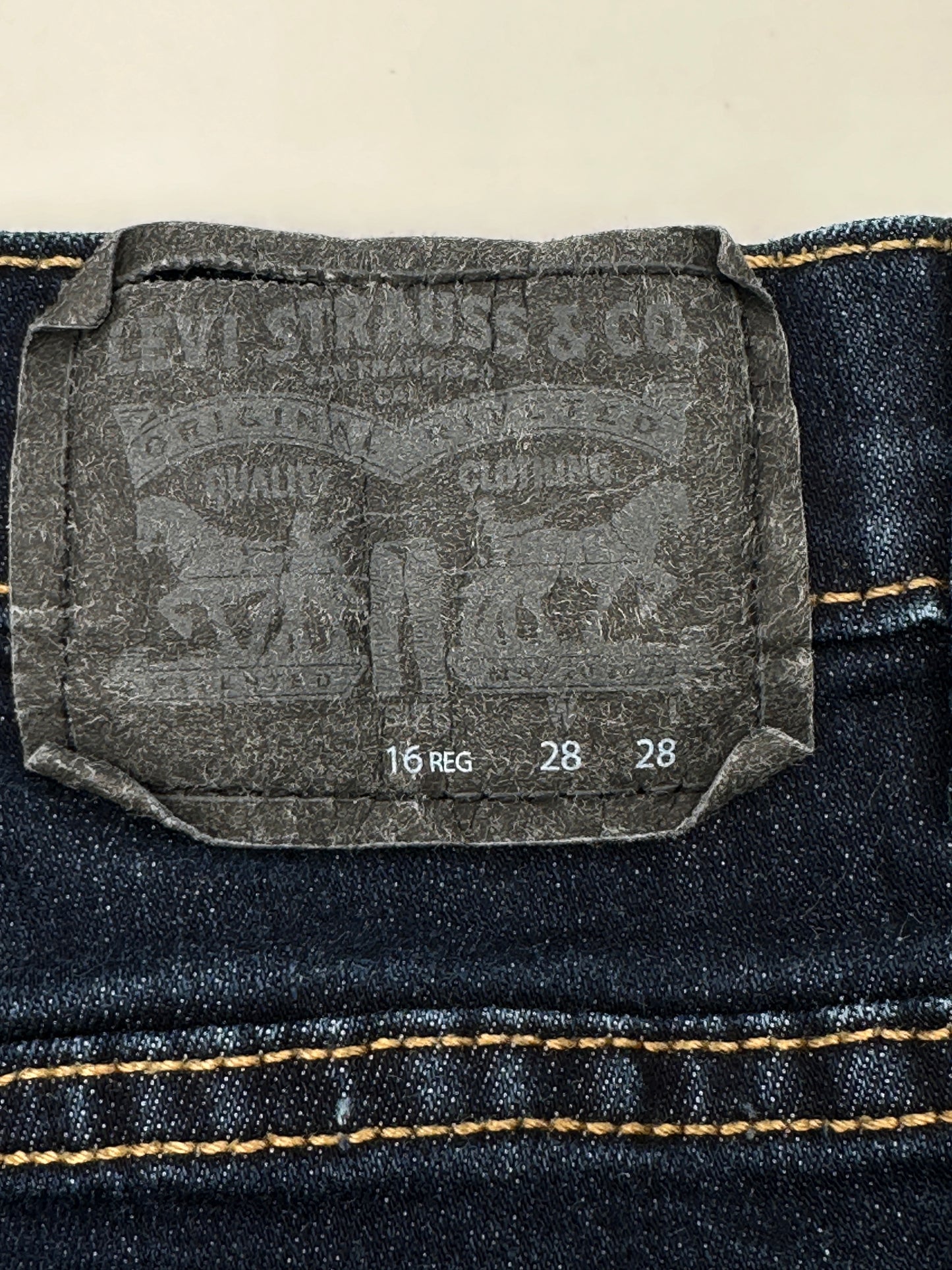 Levi's Boys' Size 16 Reg Dark Blue Performance 511(TM) Slim Jeans