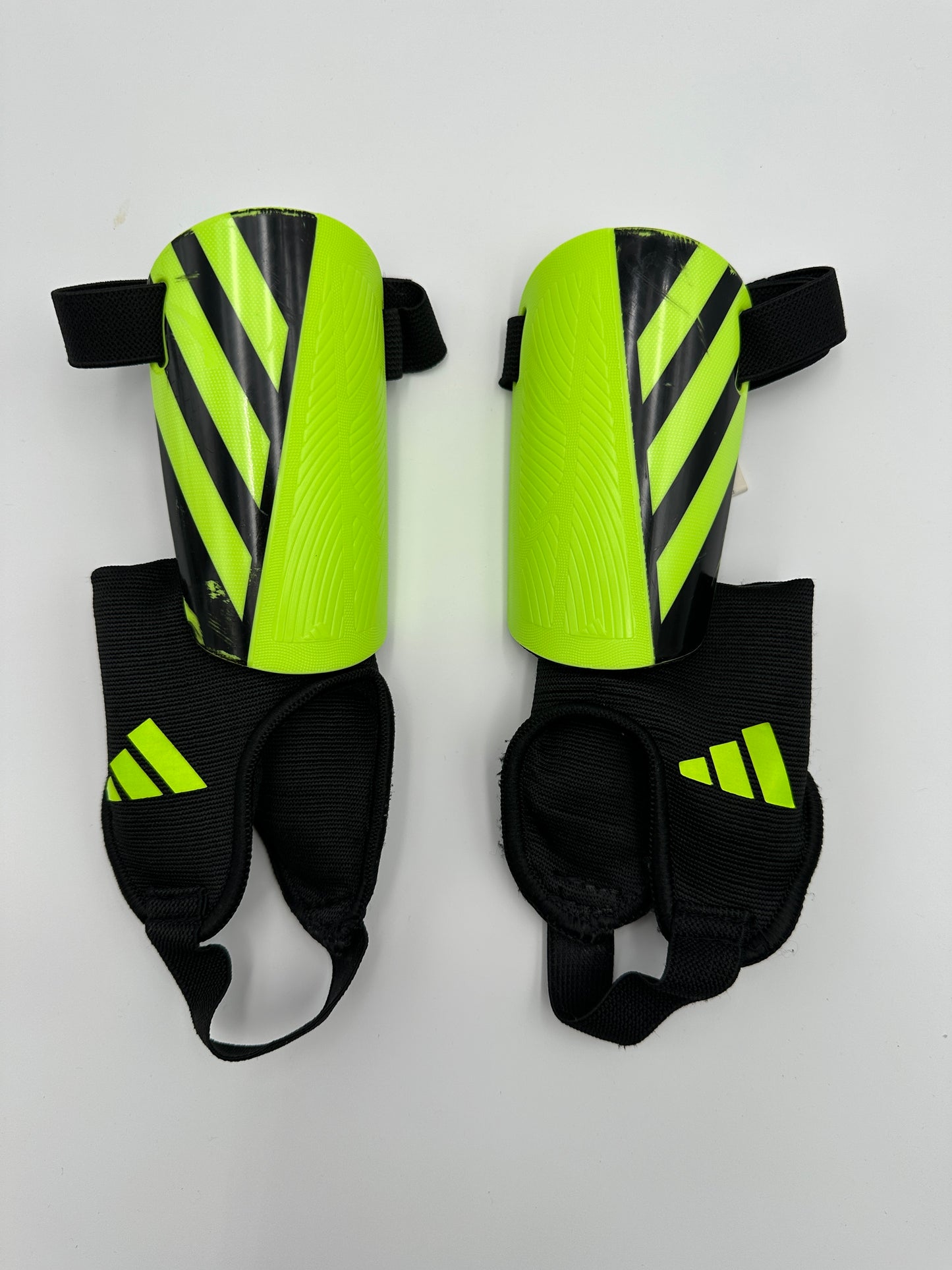 Adidas Kids Size S Tiro Match Shin Guards Lucid Lemon & Black