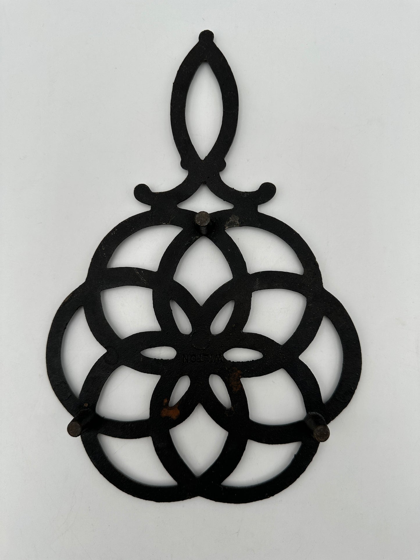 Wilton Black Cast Iron Vintage Trivet