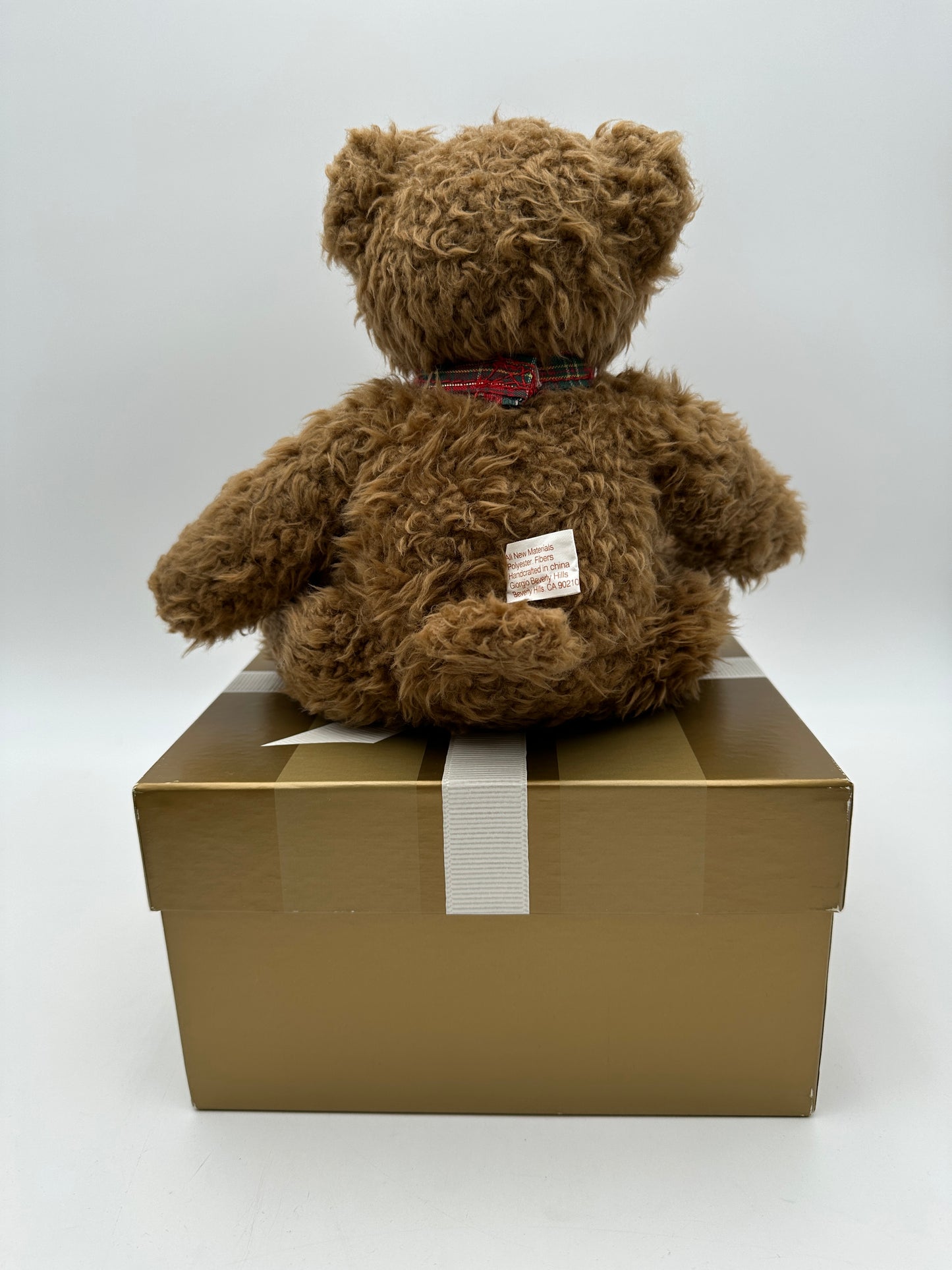Giorgio Beverly Hills Brown 1997 Collector's Bear, New in Box, vintage
