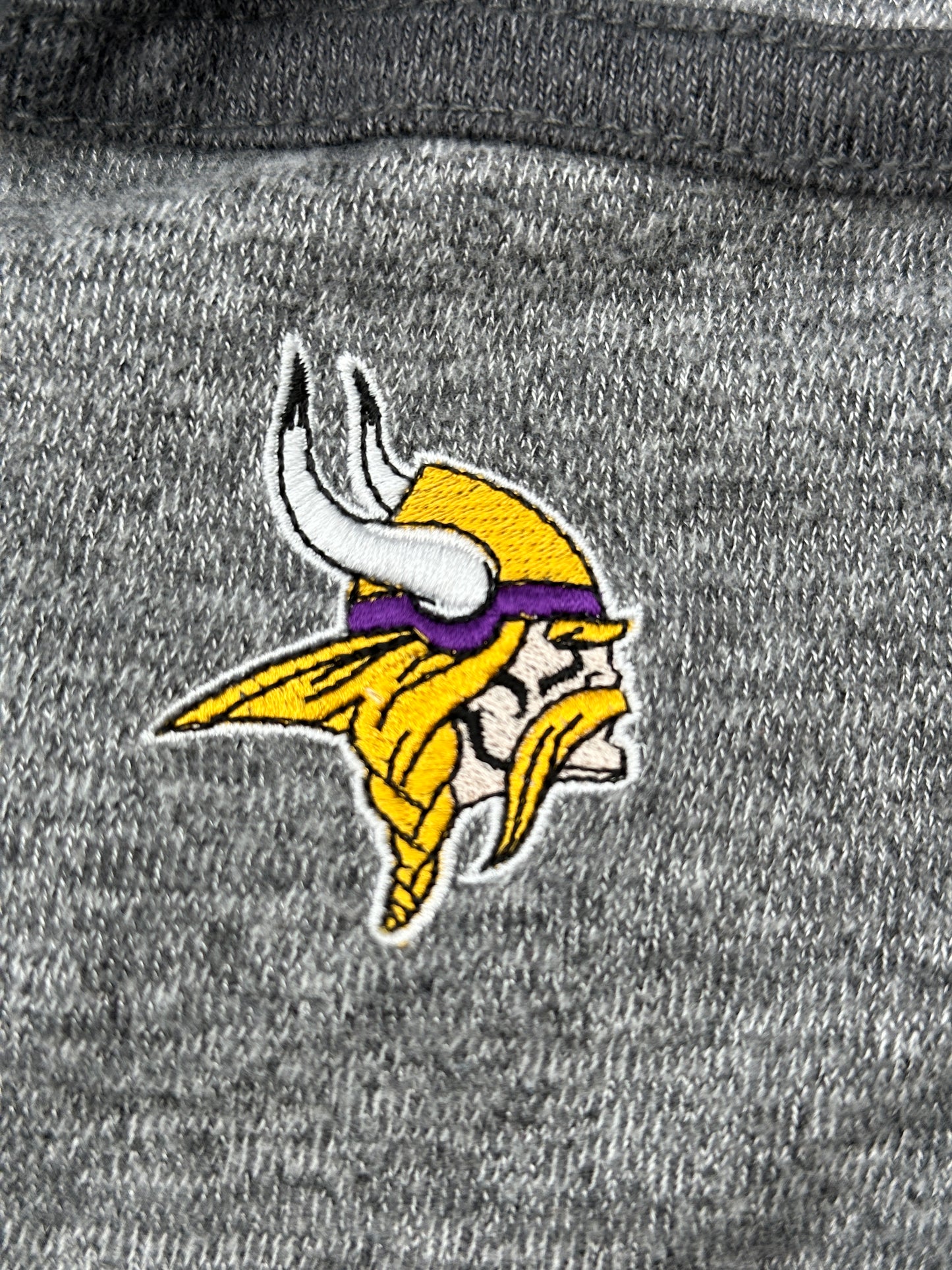 Antigua Women's Size S Gray with Purple Minnesota Vikings Pullover Hoodie Hooded Sweater