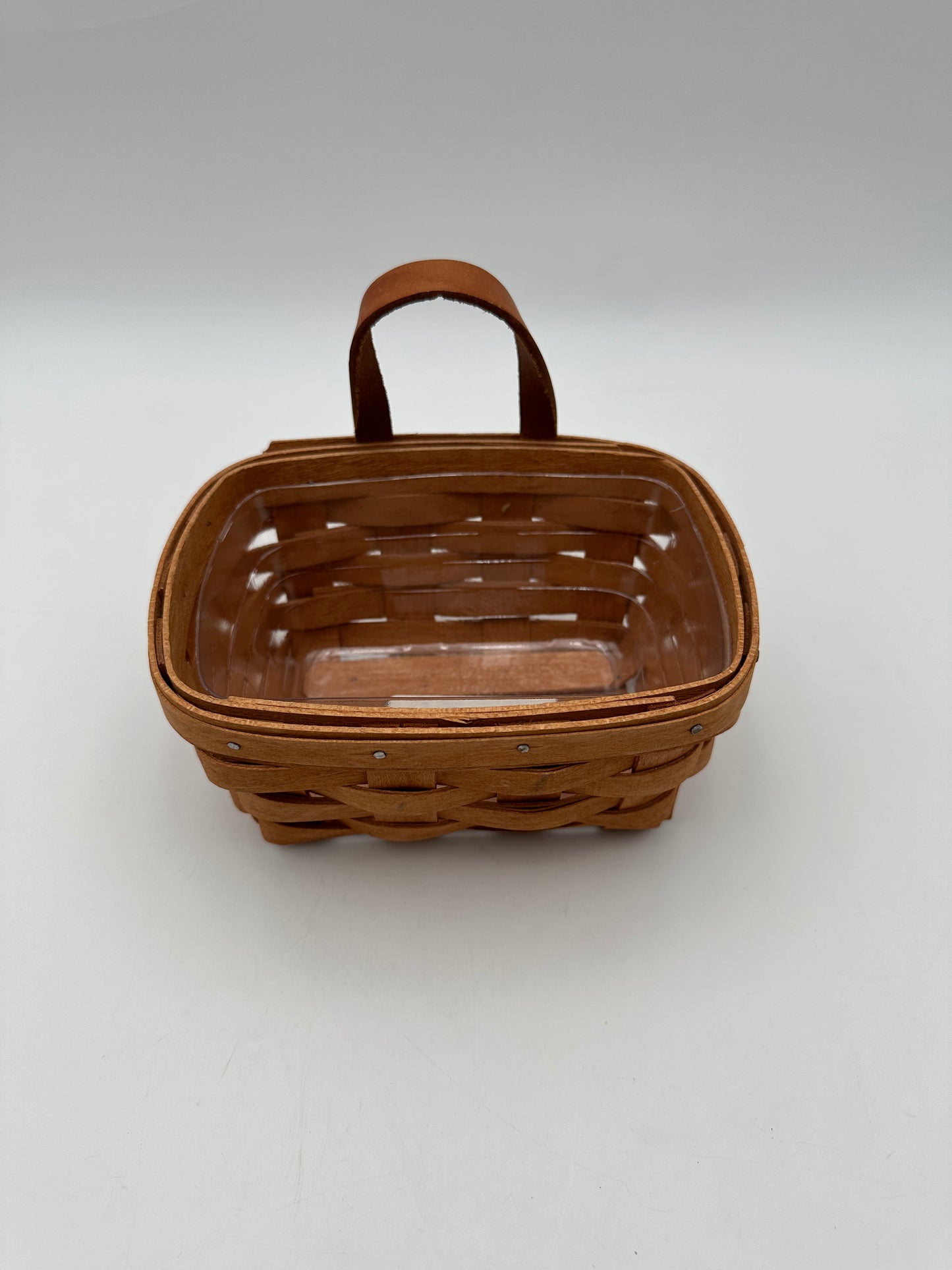 Longaberger Small Key Basket with Basket Protector, discontinued