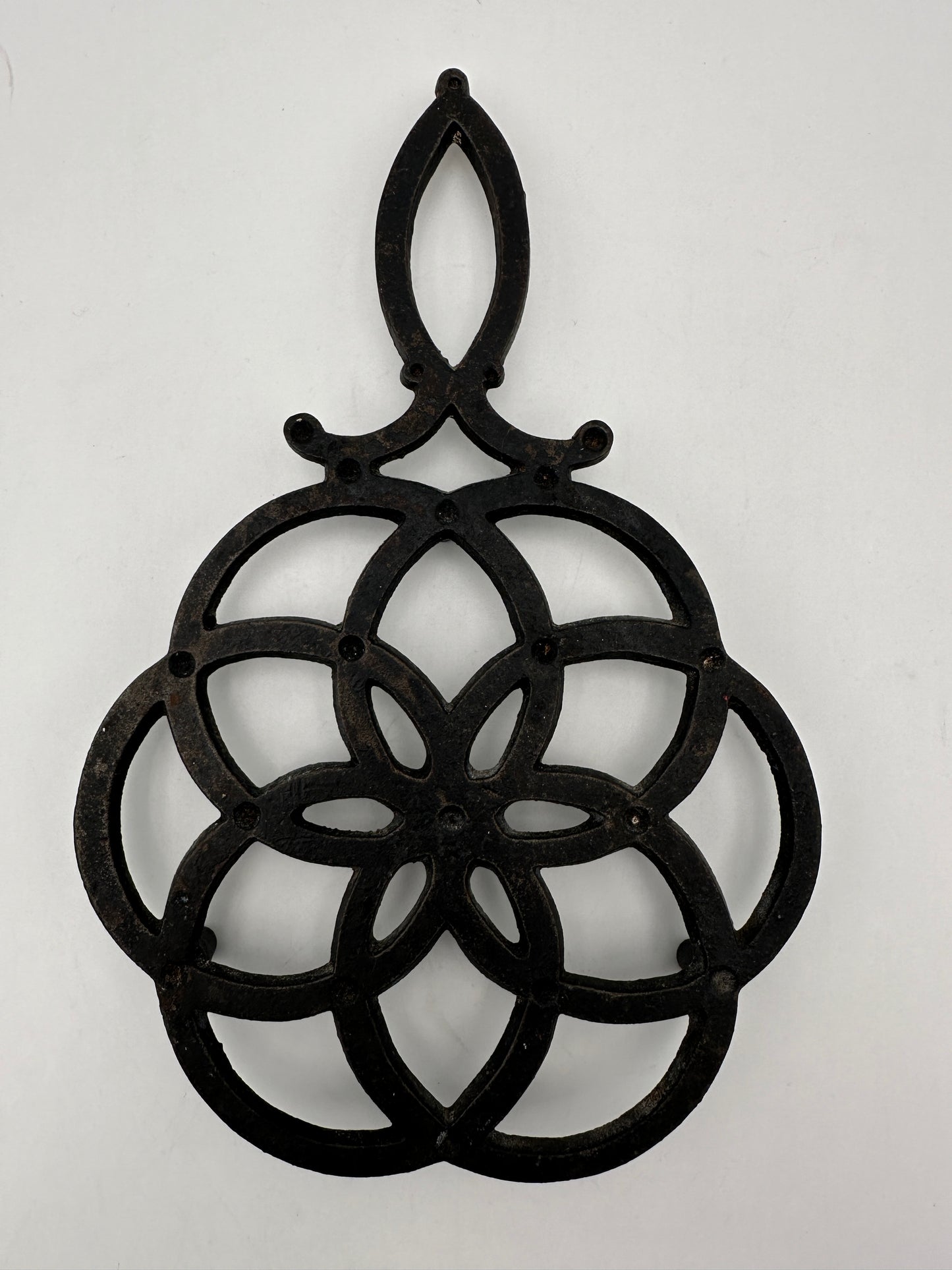 Wilton Black Cast Iron Vintage Trivet