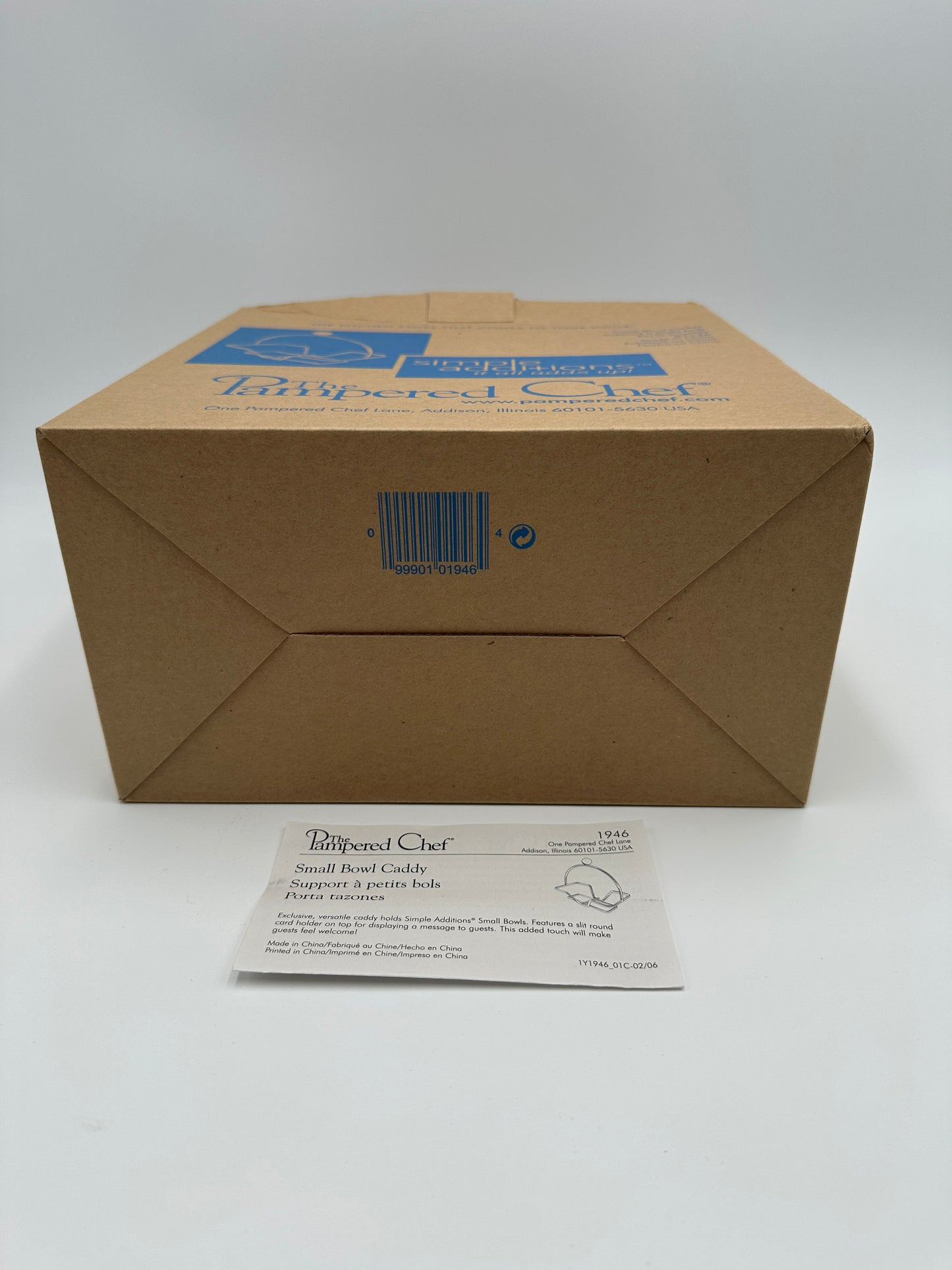 The Pampered Chef Simple Additions Small Bowl Caddy w/original box, item #1946