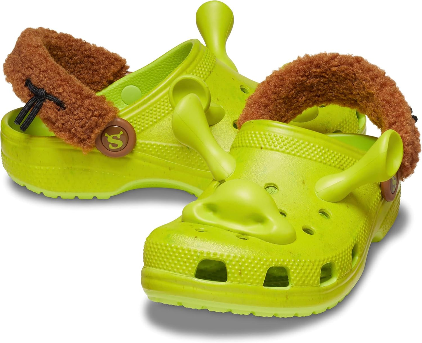 Classic DreamWorks Green Men's Size 7 / Women's Size 9 Shrek Crocs Clog, new in package