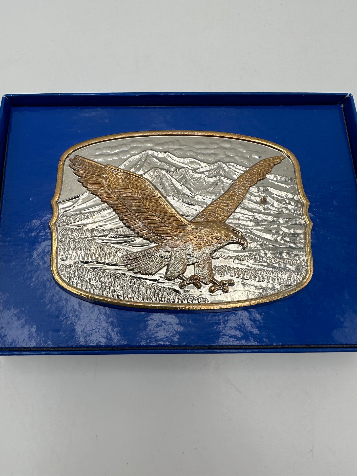 IMM International Monetary Mint 200th Anniversary American Eagle Belt Buckle, new