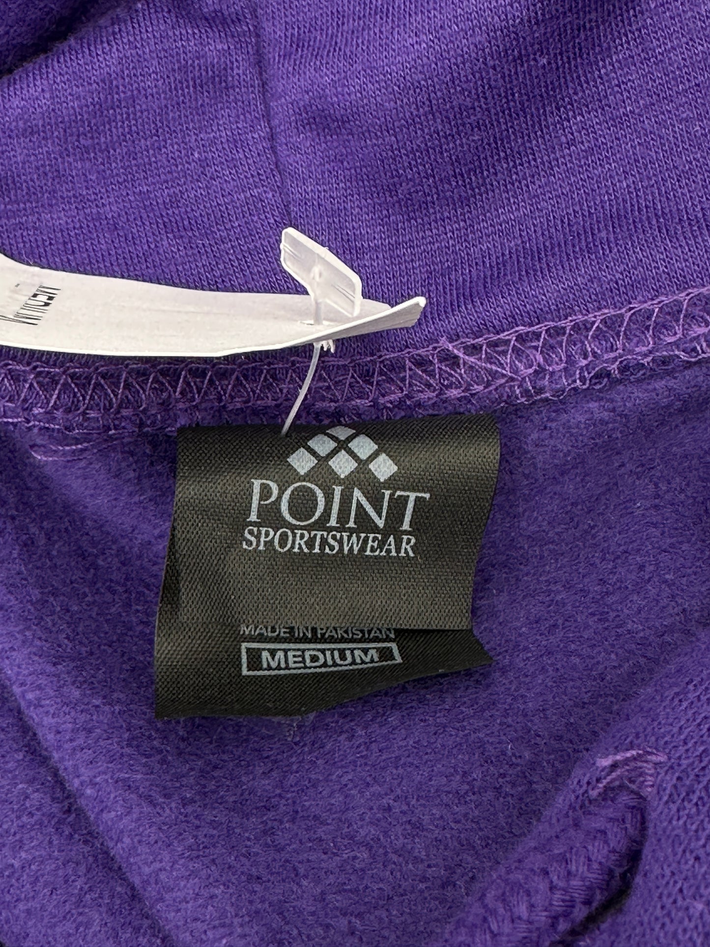 Point Sportswear Unisex Size M Purple "Arizona" Fleece Hoodie, new/NWT