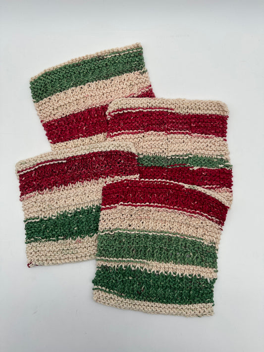 Hand-Knitted Dishcloth, new