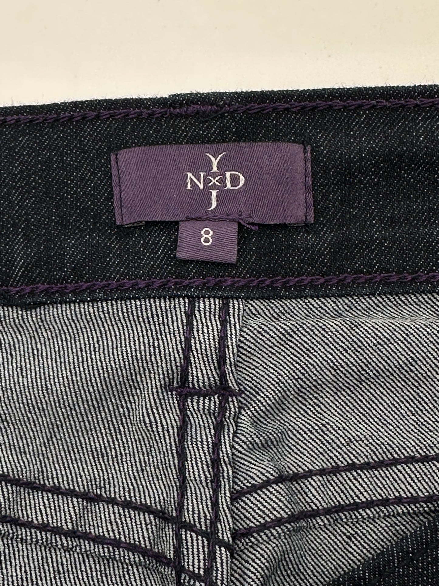 NYDJ Not Your Daughter's Jeans Size 8 Blue Dark Wash Boot Cut Jeans, new/NWOT