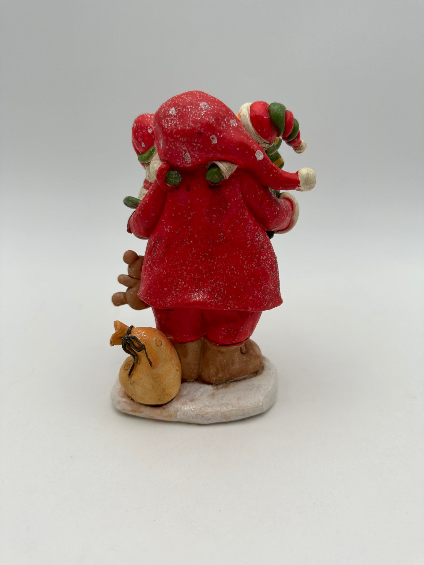 Delton Products Vintage Ceramic Santa w/Children Figurine